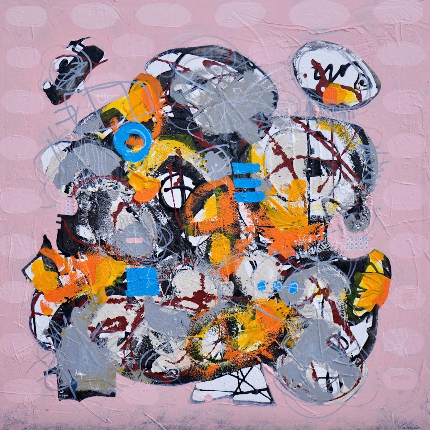 Unbekannt Abstrakt Zeitgenössische Kunst Originalgemälde, hängefertig