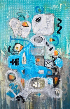 Viral, Contemporary art Original Painting, Ready to Hang