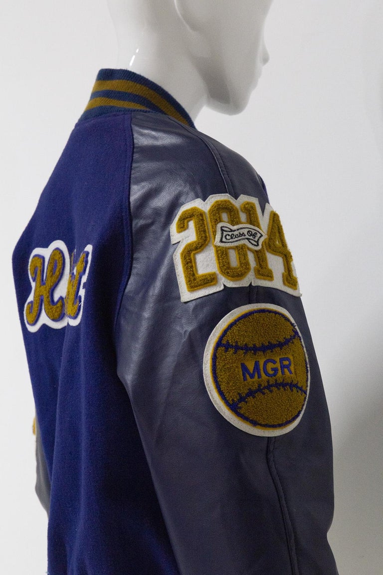 Varsity blue and yellow jacket College For Sale at 1stDibs
