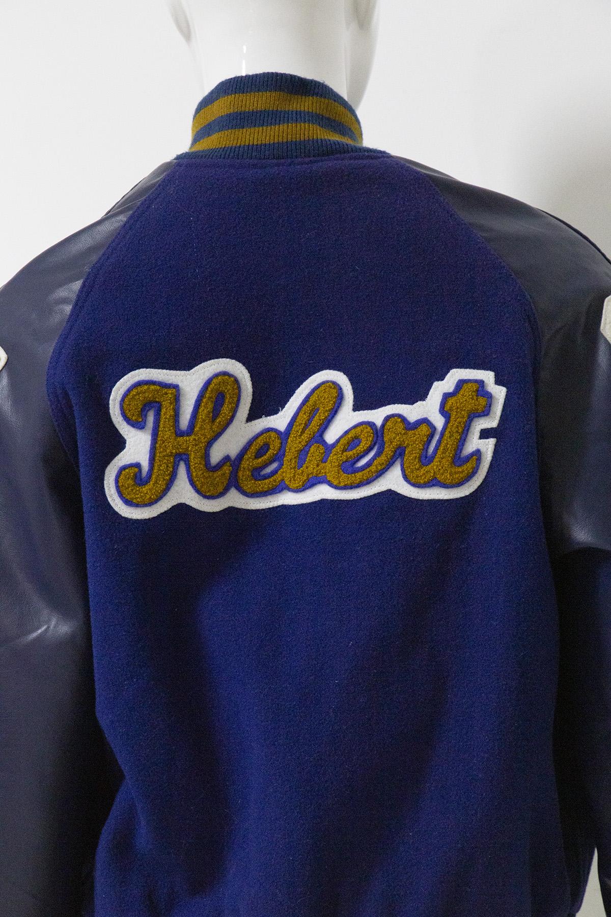 Varsity blue and yellow jacket College  2