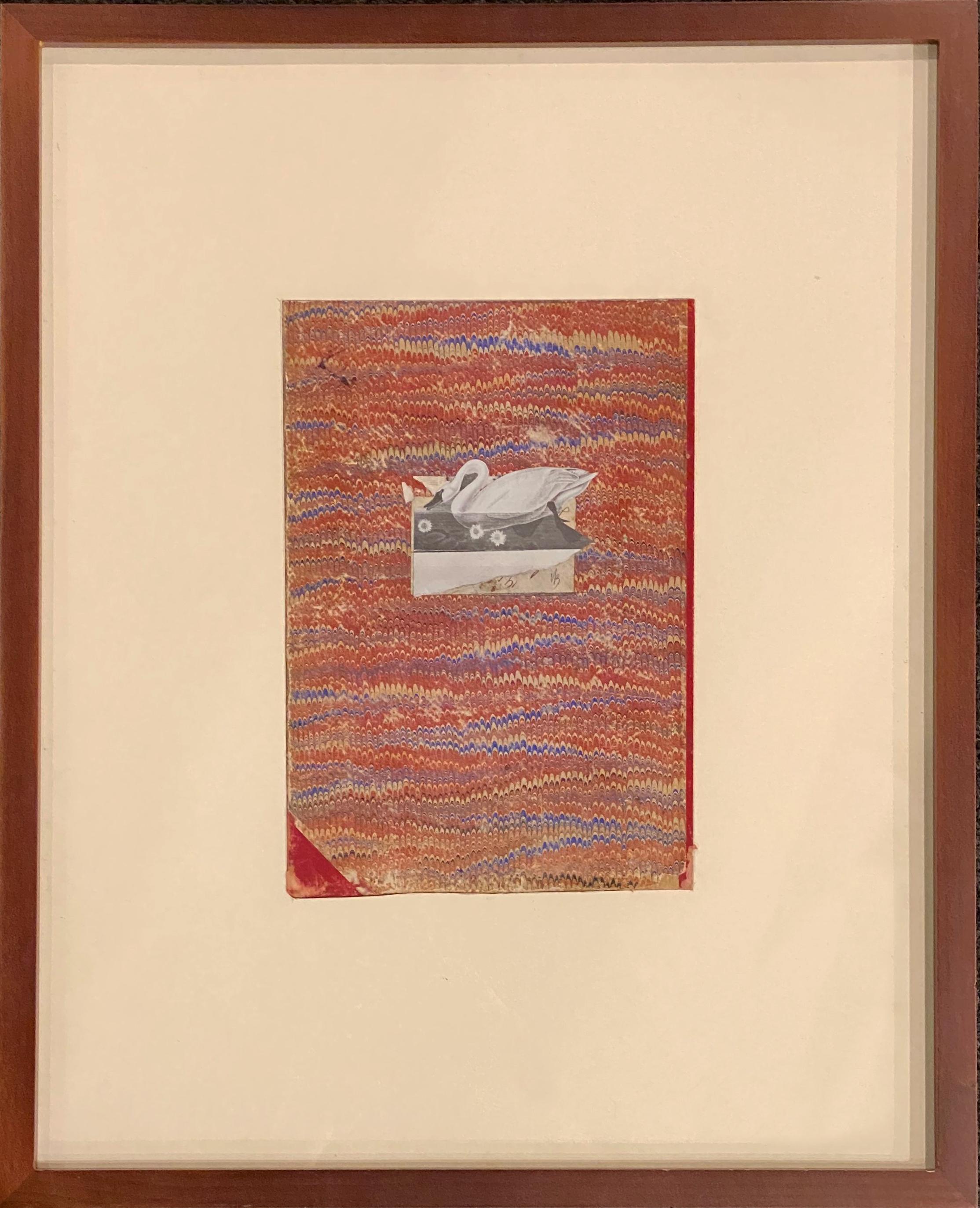Swan & Book Fragment - Art by Varujan Boghosian
