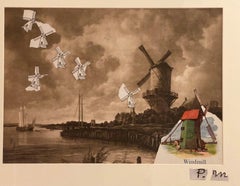 Collage di mulini a vento