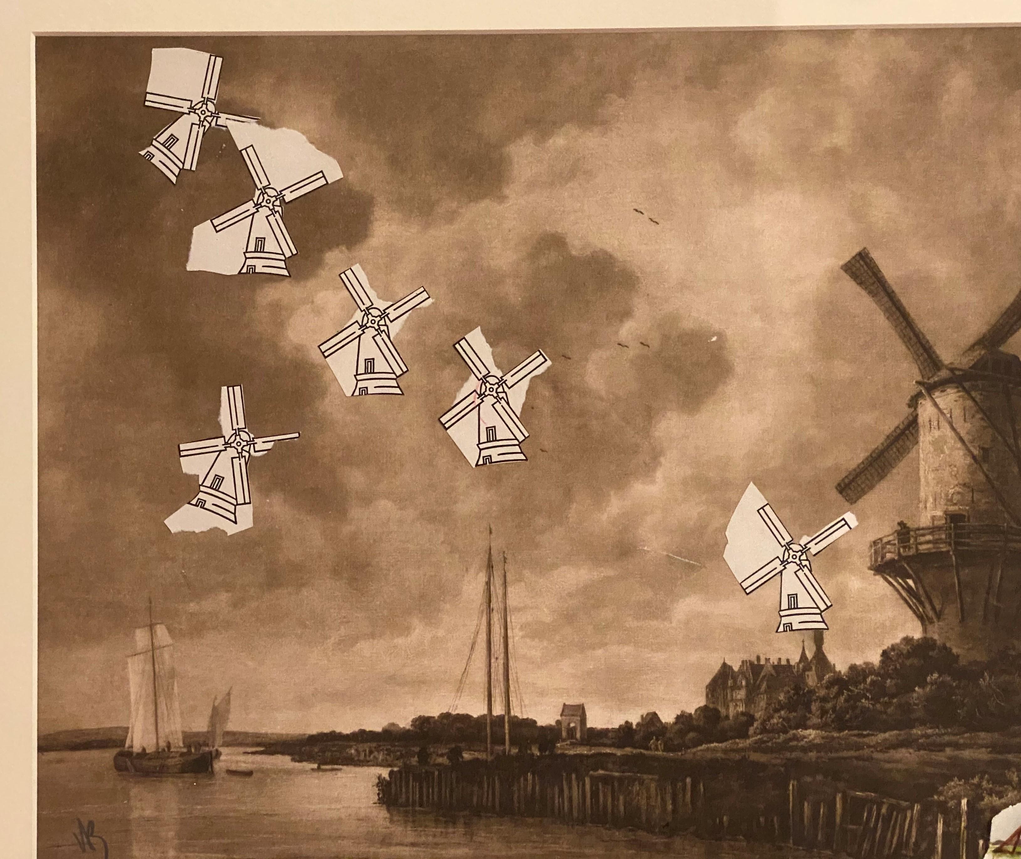 windmill collage