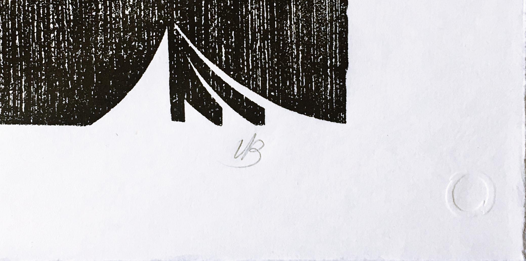 Varujan Boghosian
Sans titre, extrait du portfolio de la Long Point Gallery, 1988
Gravure sur papier de riz. Signé à la main. Numéroté. Tampon à l'aveugle de l'imprimeur. 
Signé à la main en bas à droite au recto avec le cachet de l'imprimeur et