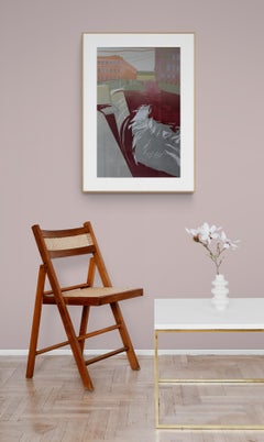 Fog - 21st Century Contemporary Limited Edition Linocut Print