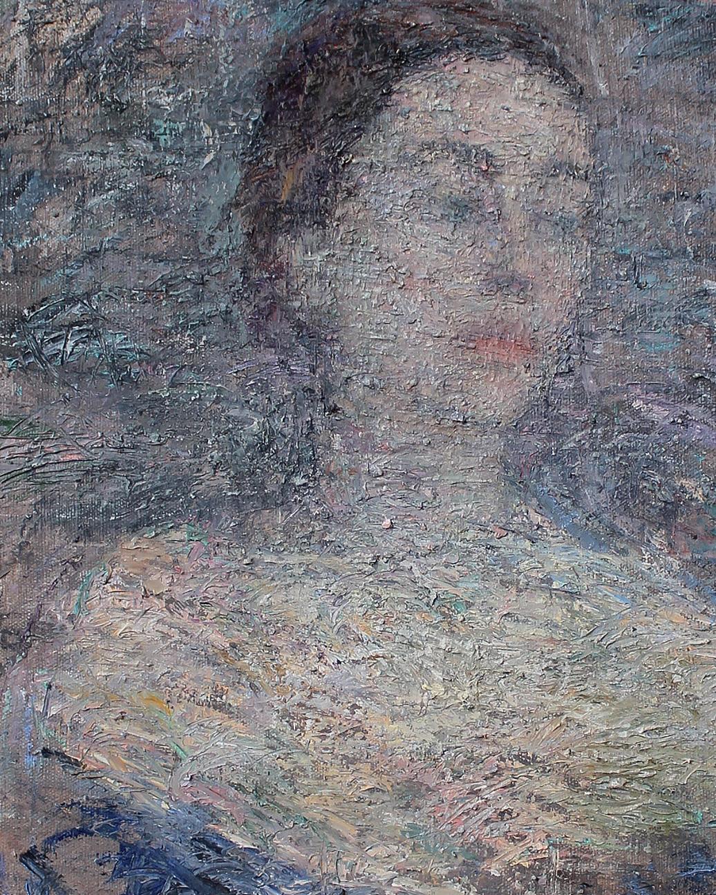 Varvara Vyborova's style is characterized by spontaneous heavily impastoed brushstrokes, reminiscent of late Claude Monet and Post-Impressionist artists. The resulting original texture is employed in the service of light and colour creating a real