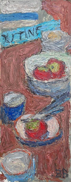 On the Table - 21st Century Contemporary Expressionism Still Life Painting