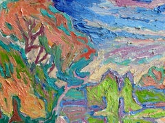 Reflection - 21st Century Contemporary Expressionism Landscape Water Painting