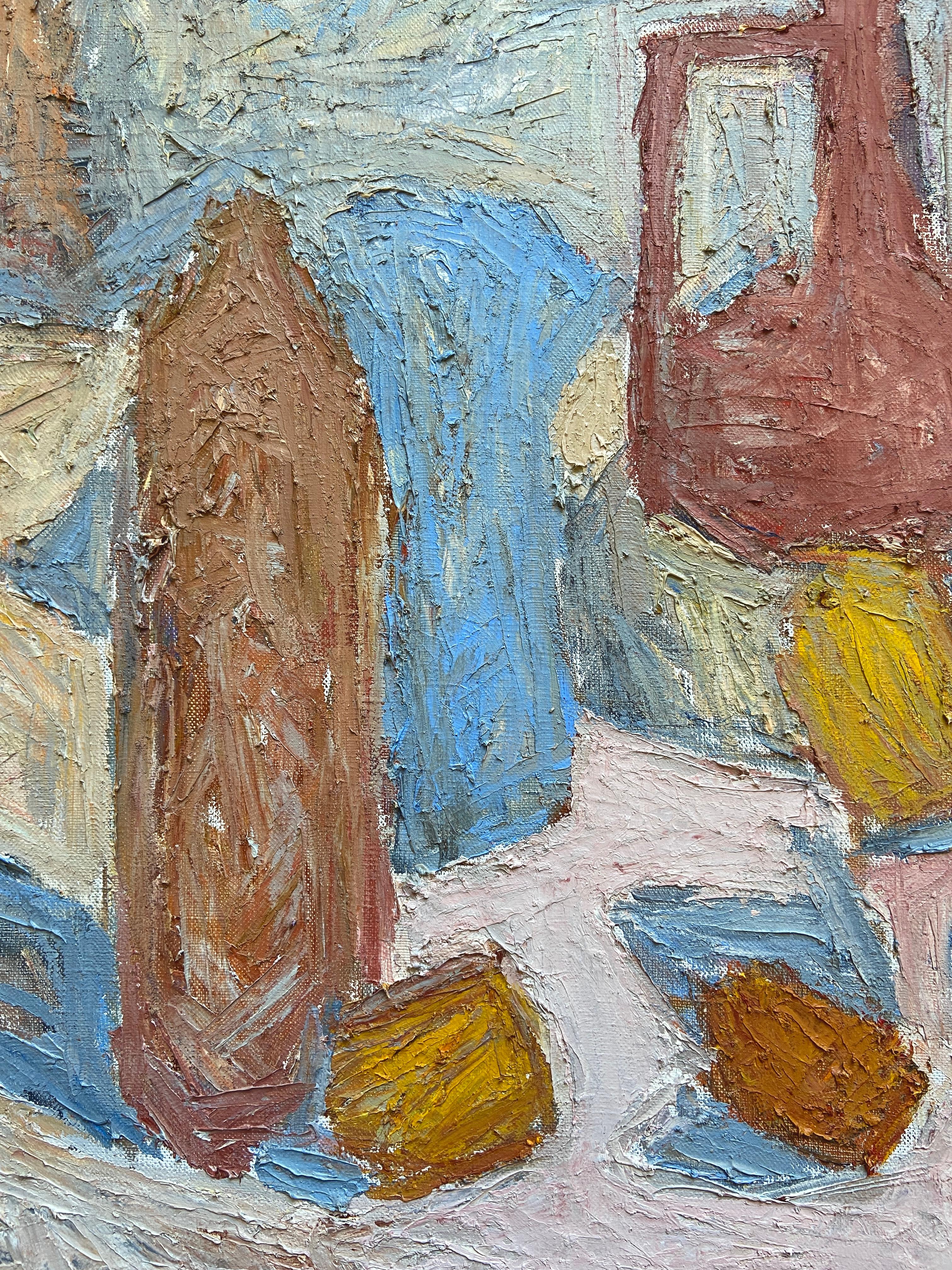 Der Stil von Varvara Vyborova zeichnet sich durch spontane, stark pastose Pinselstriche aus, die an den späten Claude Monet und die postimpressionistischen Künstler erinnern. Die sich daraus ergebende originelle Textur wird im Dienste von Licht und
