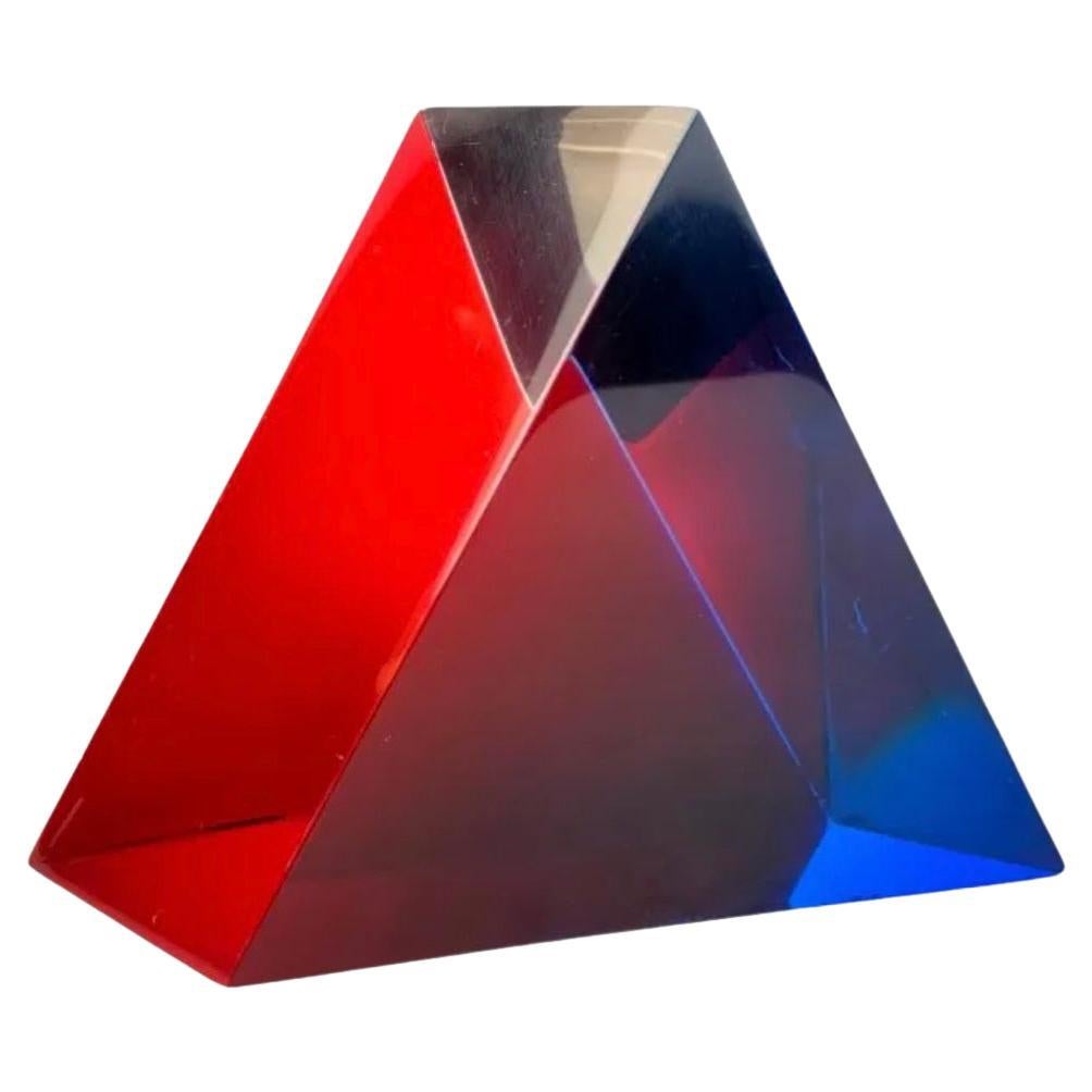 Vasa Mihich Acrylic Pyramid