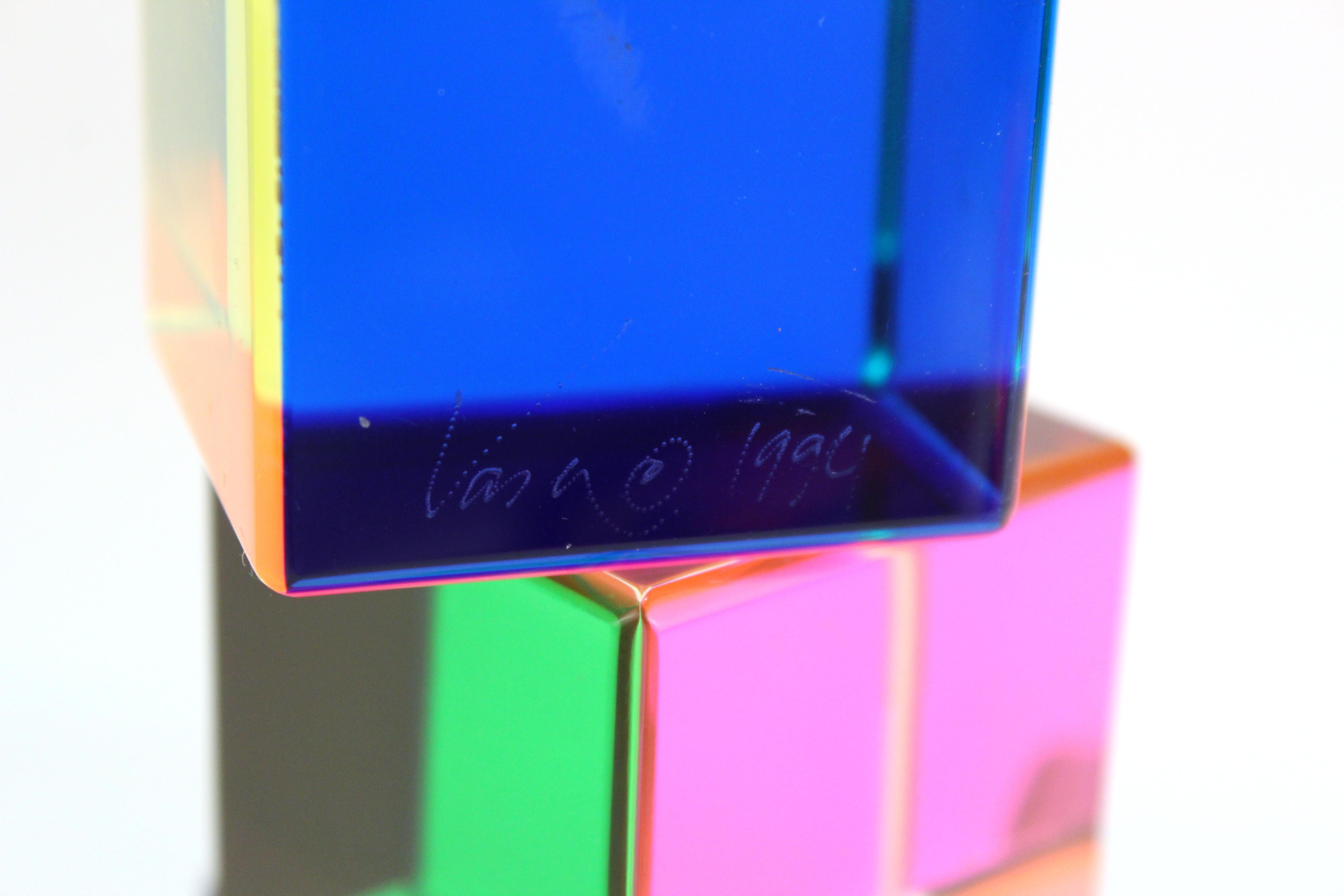 Vasa Mihich Cubes in Multi-Color Acrylic 2