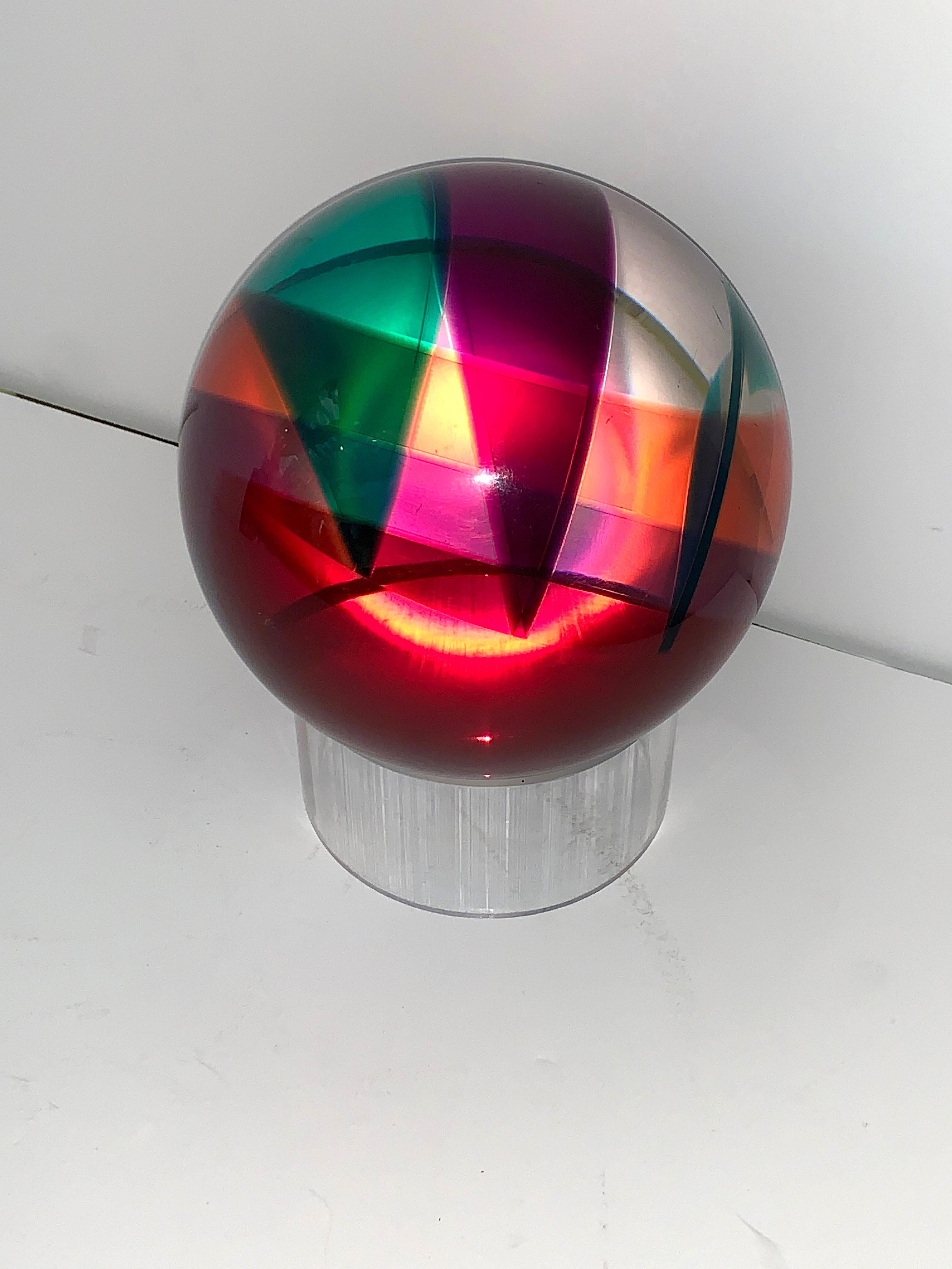 Vasa Mihich Lucite Sphere 3