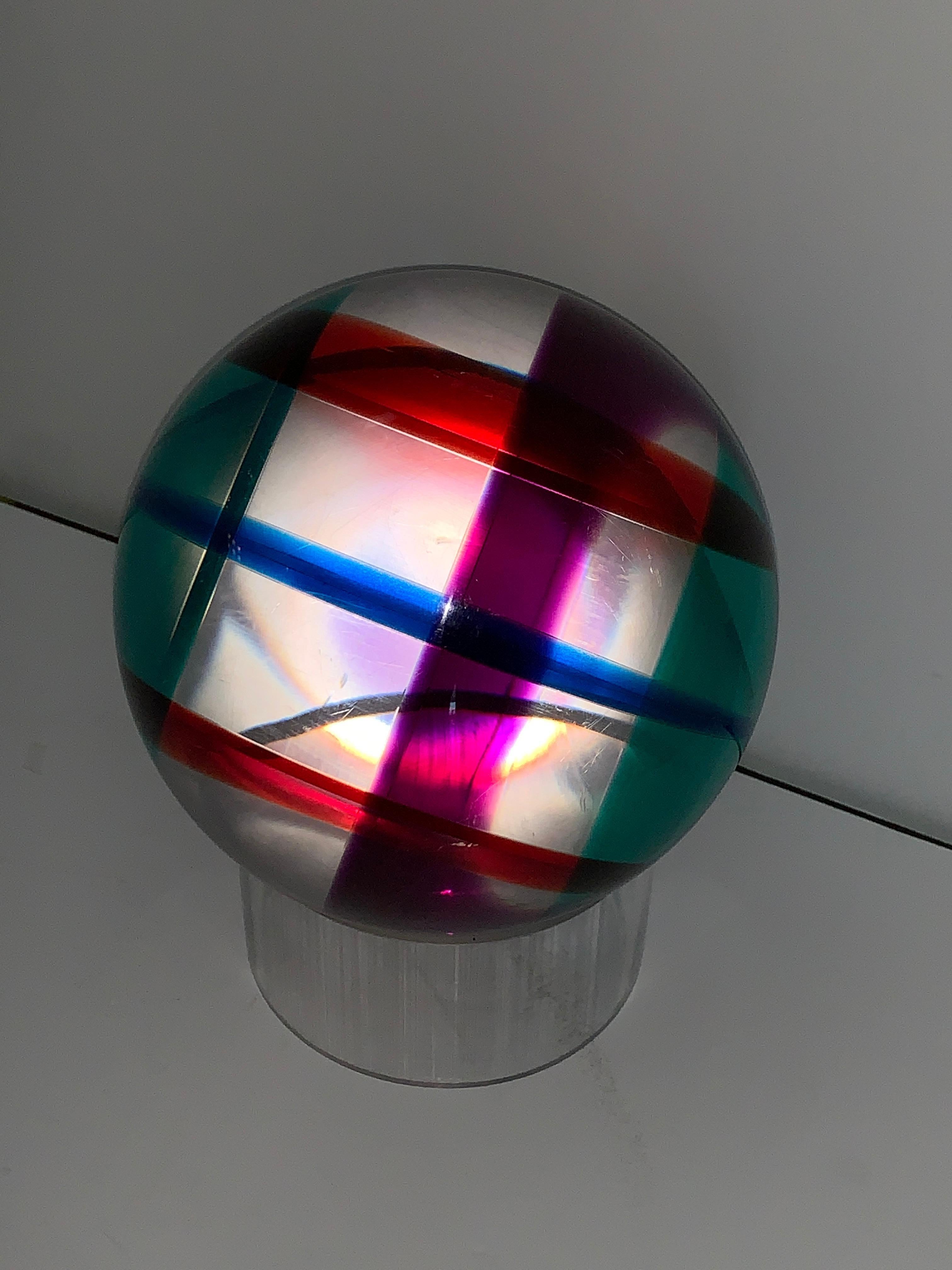 Vasa Mihich Lucite Sphere 6