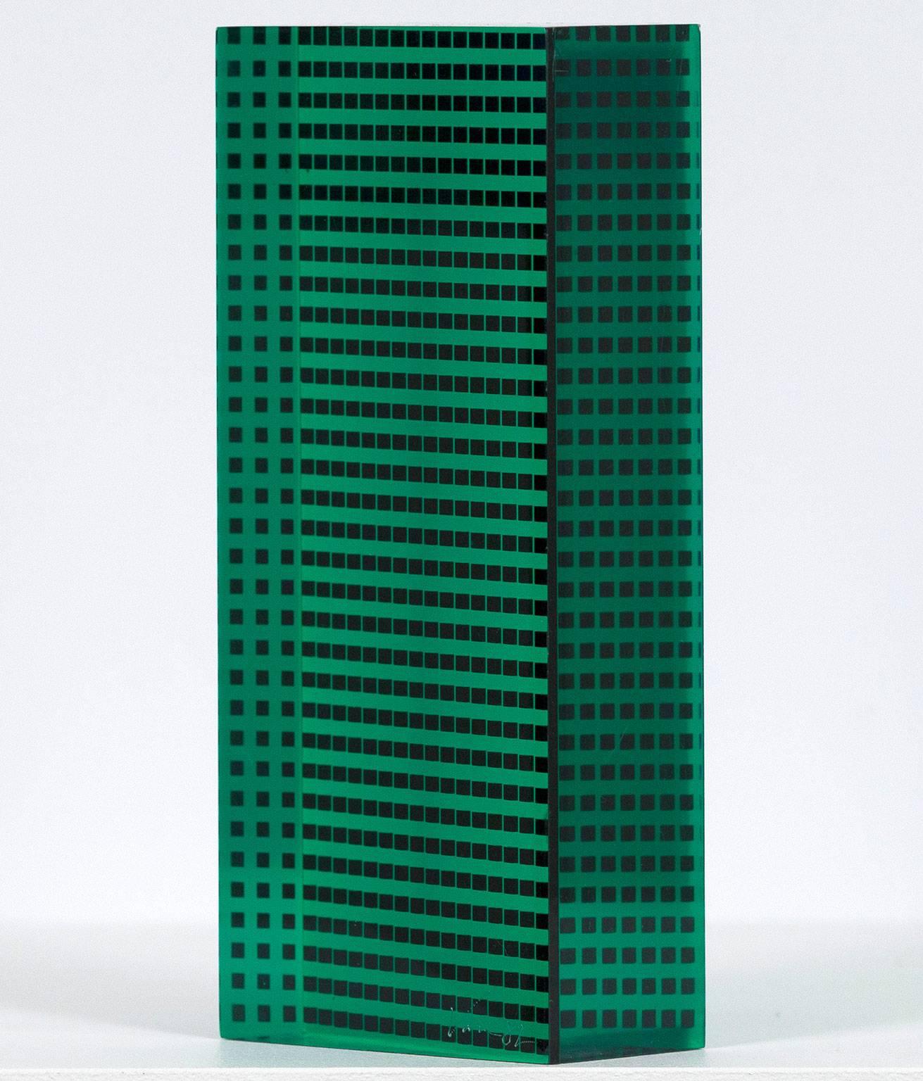 Vasa Velizar Mihich Abstract Sculpture - Vasa Mihich "LACMA Brick" Sculpture, 1982