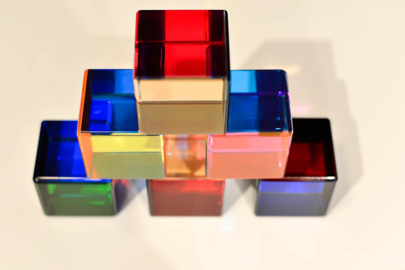 American Vasa Velizar Mihich Lucite Cubes, 2011