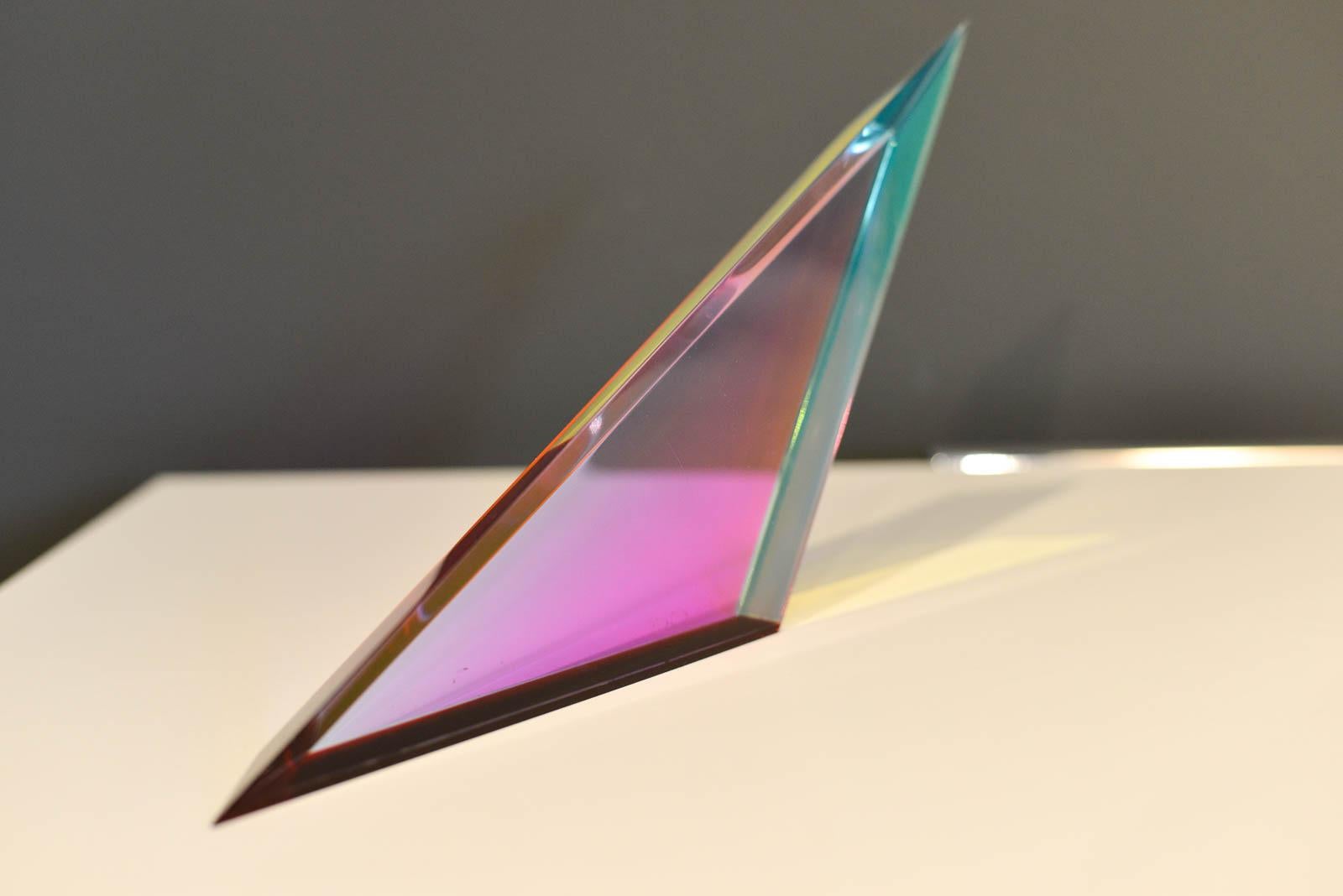 Vasa Velizar Mihich Lucite Triangle, 2012 1