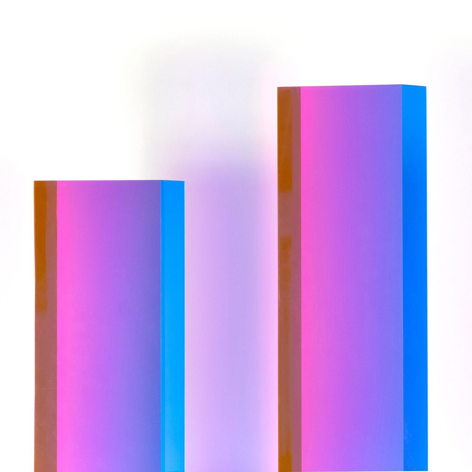 Vasa Mihich is a renowned Los Angeles-based artist known for his sleek, colorful, and captivating acrylic sculptures. He was a Senior Professor of Design at the University of California, Los Angeles (UCLA) where he taught color theory for many