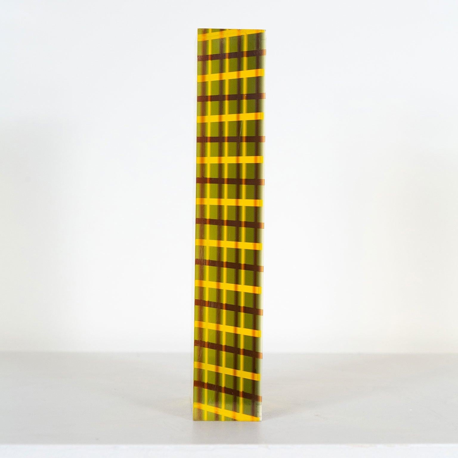 Electric Plaid - Contemporary Sculpture by Vasa Velizar Mihich