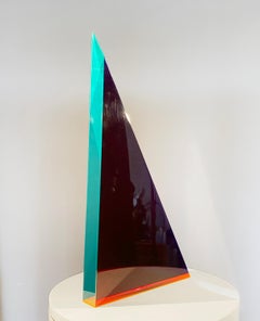 Irregular Shape #1, Color Sculpture in Resin