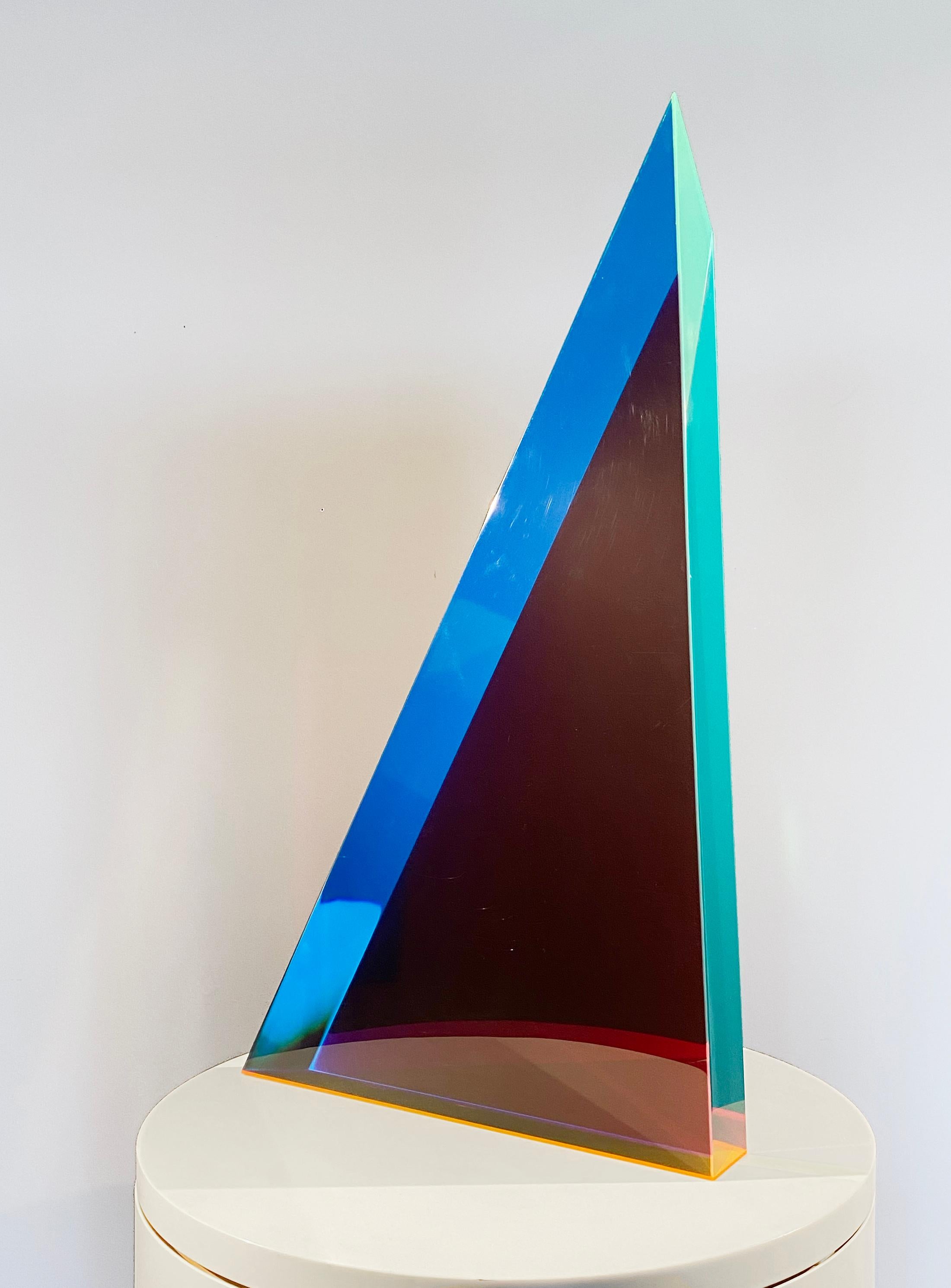 Irregular Shape #1, Color Sculpture in Resin For Sale 5