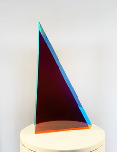 Irregular Shape #1, Color Sculpture in Resin