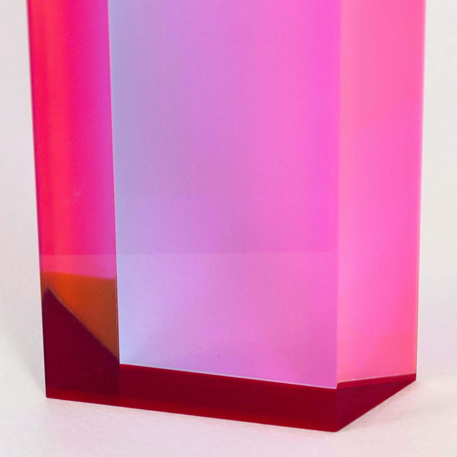 Vasa Mihich is a renowned Los Angeles-based artist known for his sleek, colorful, and captivating acrylic sculptures. He was a Senior Professor of Design at the University of California, Los Angeles (UCLA) where he taught color theory for many
