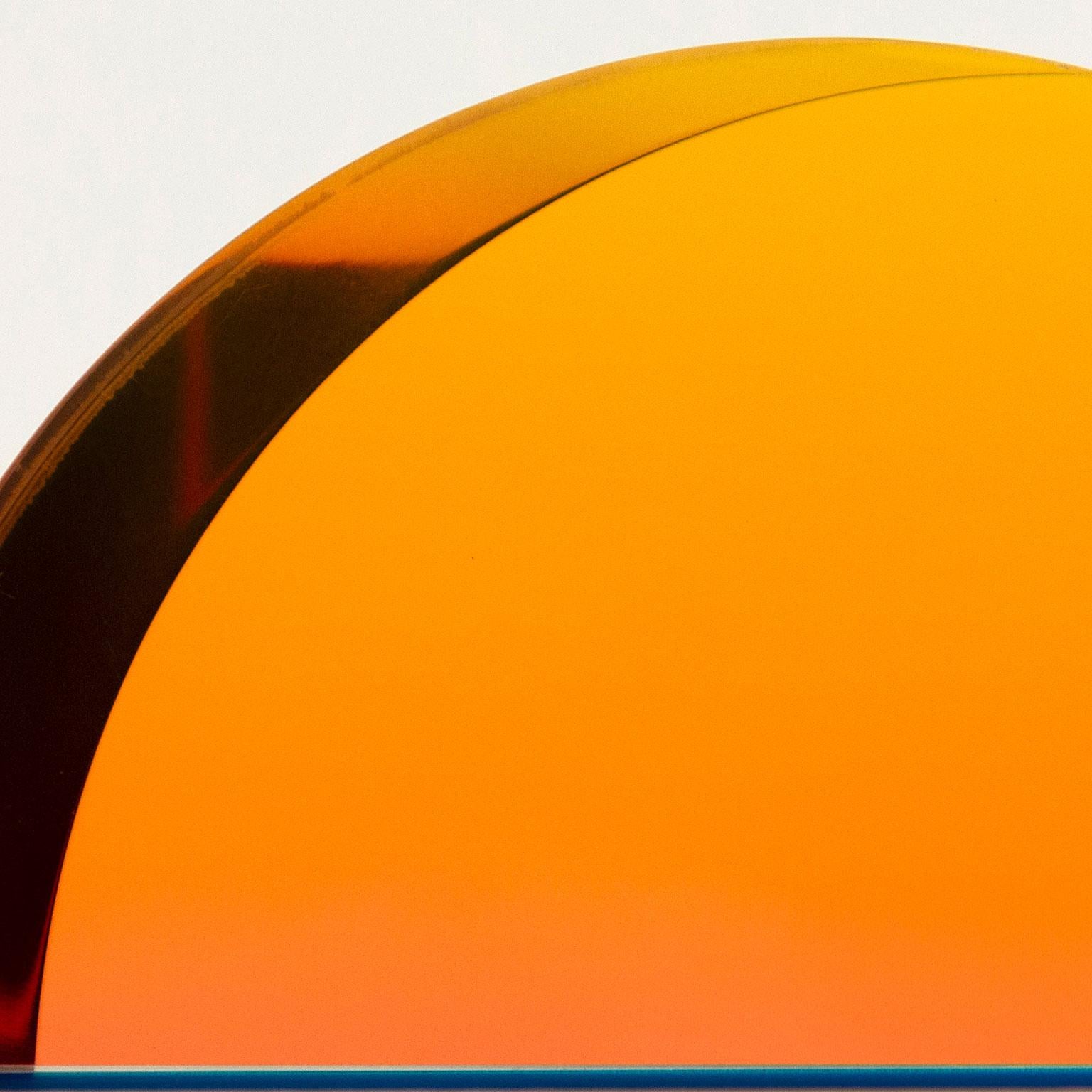 Tangerine Slice - Sculpture by Vasa Velizar Mihich