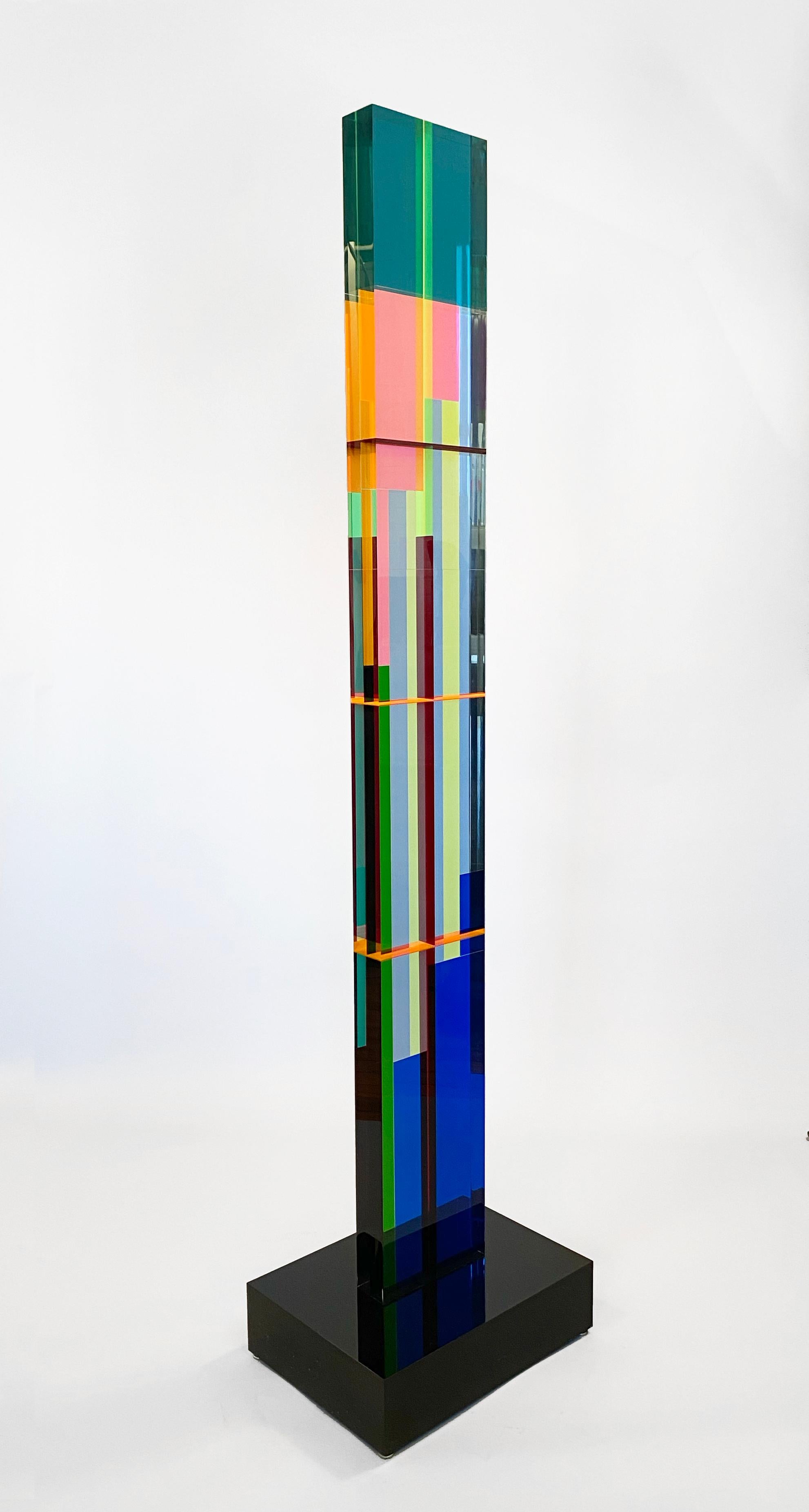 Tower #1342 - Abstract Sculpture by Vasa Velizar Mihich