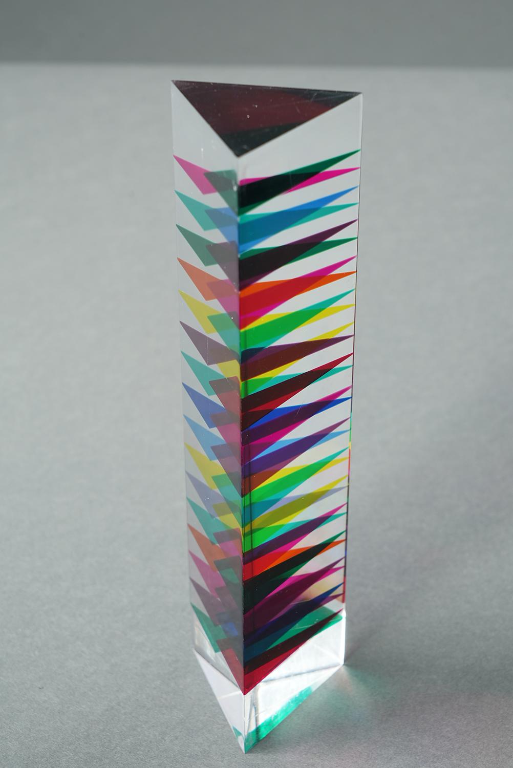 Triangular color Column For Sale 1