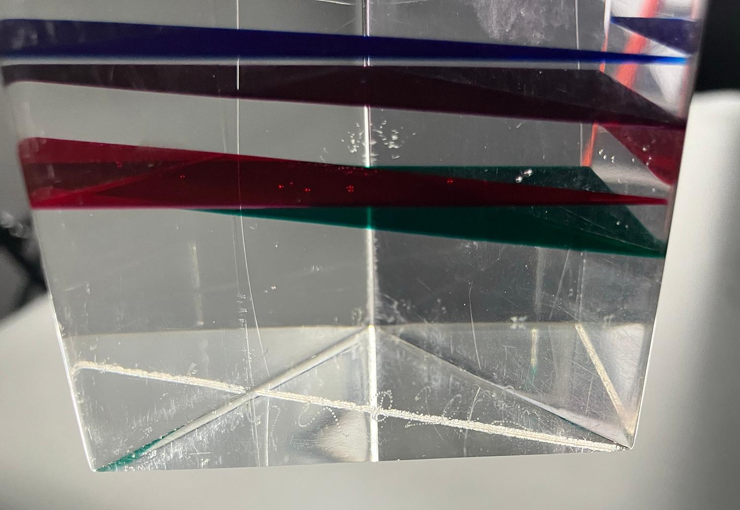 Triangular color Column For Sale 3