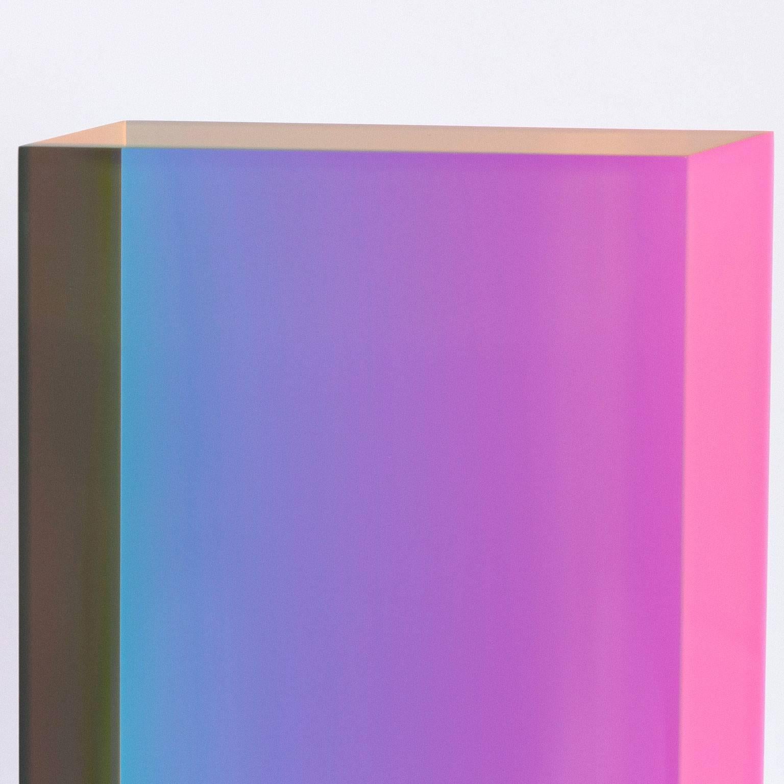 The ombre, translucent rainbow is one of Vasa Mihich's signature creations.

This work 