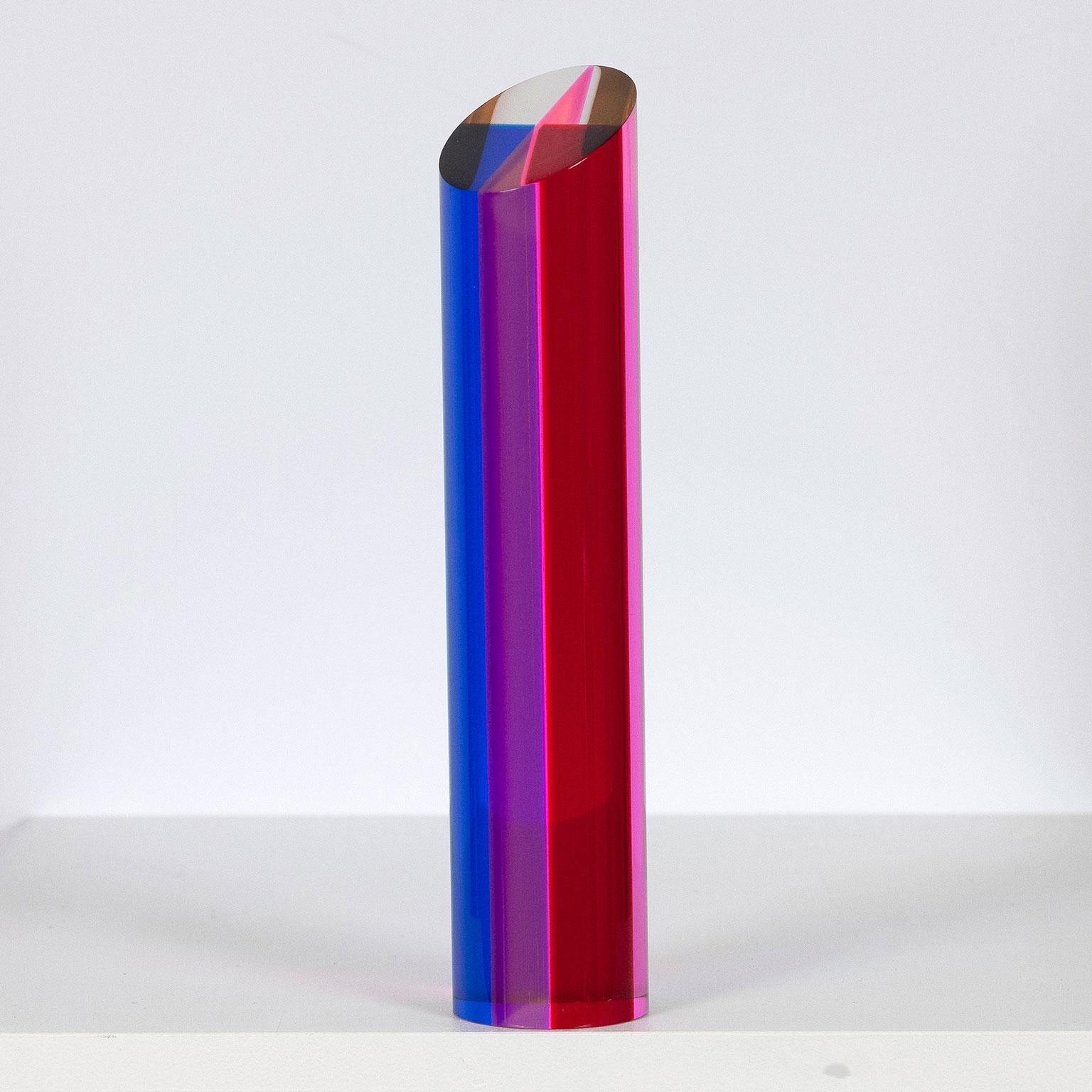 Caviar20 is excited to be offering this vibrant new example of one of Vasa Mihich's unique and delightful cylinder sculptures. 

This brand-new work is from 2019 and came to Caviar20 directly from the artists' studio. As Vasa is now in his late 70's