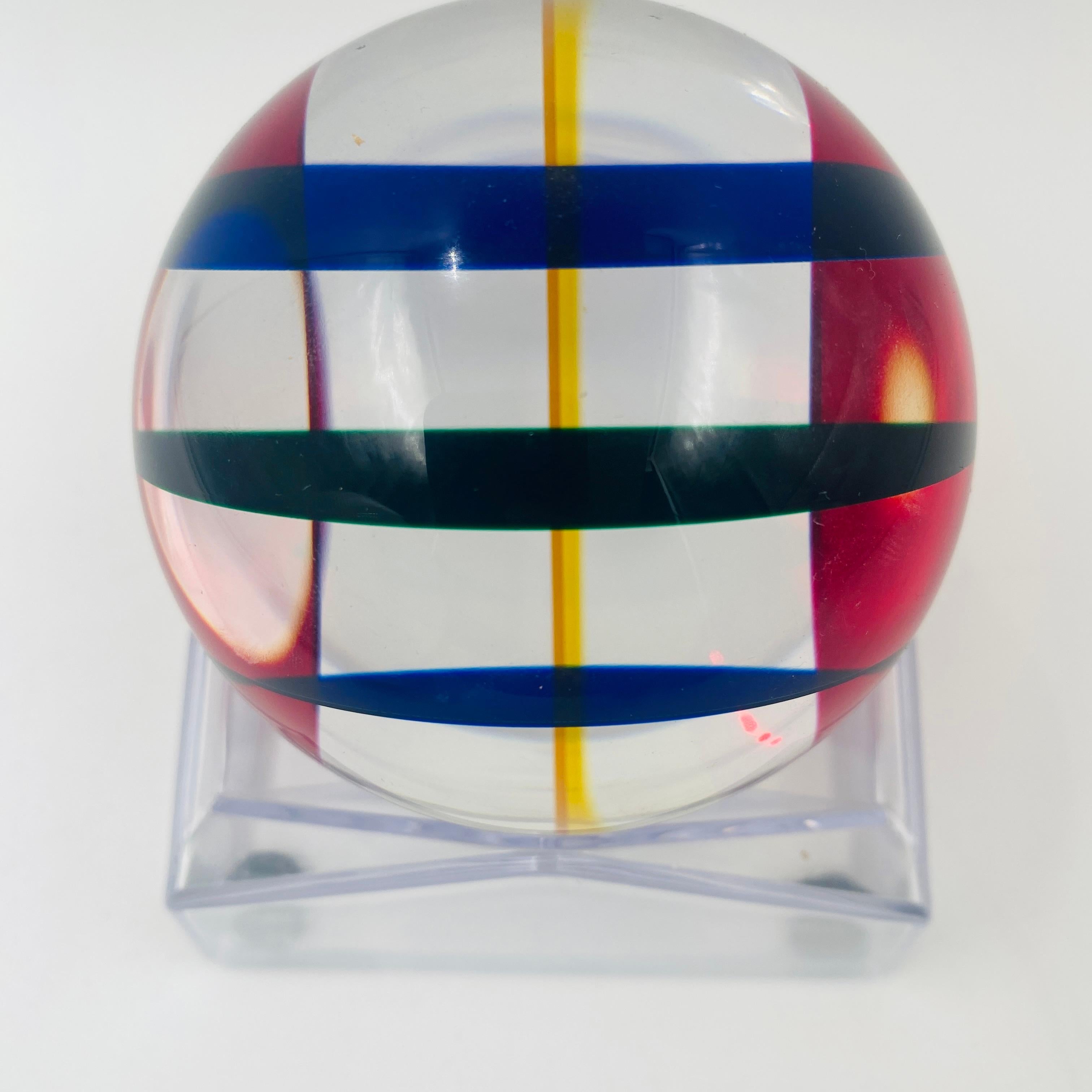 Vasa Velizar Mihich Sphere Sculpture Signed For Sale 5