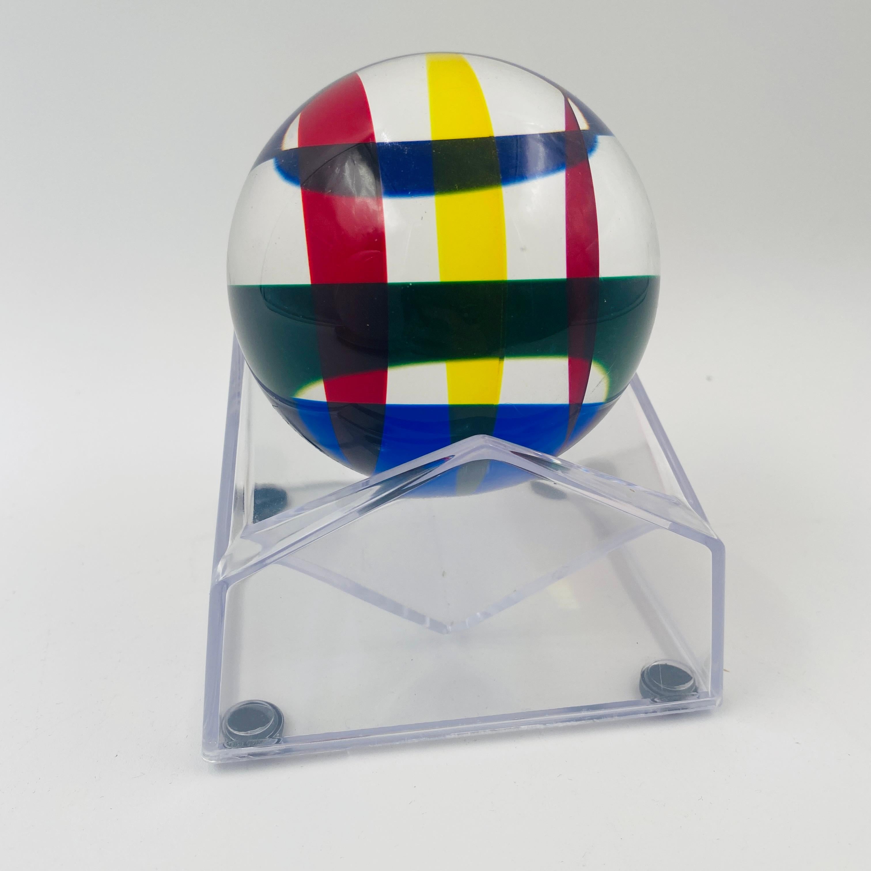 Vasa Velizar Mihich Sphere Sculpture Signed For Sale 6