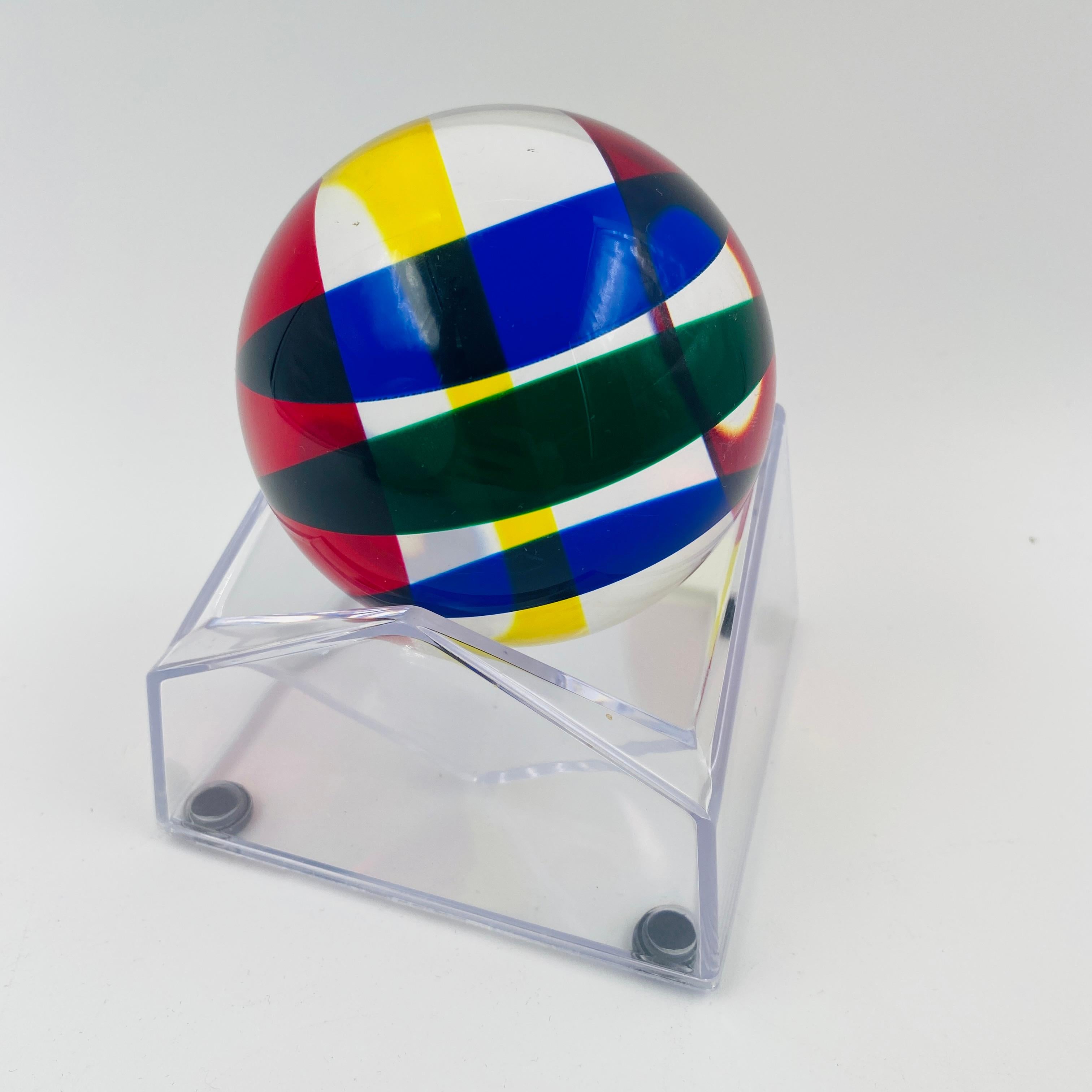 Vasa Velizar Mihich Sphere Sculpture Signed For Sale 7