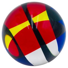 Vasa Velizar Mihich Sphere Sculpture Signed