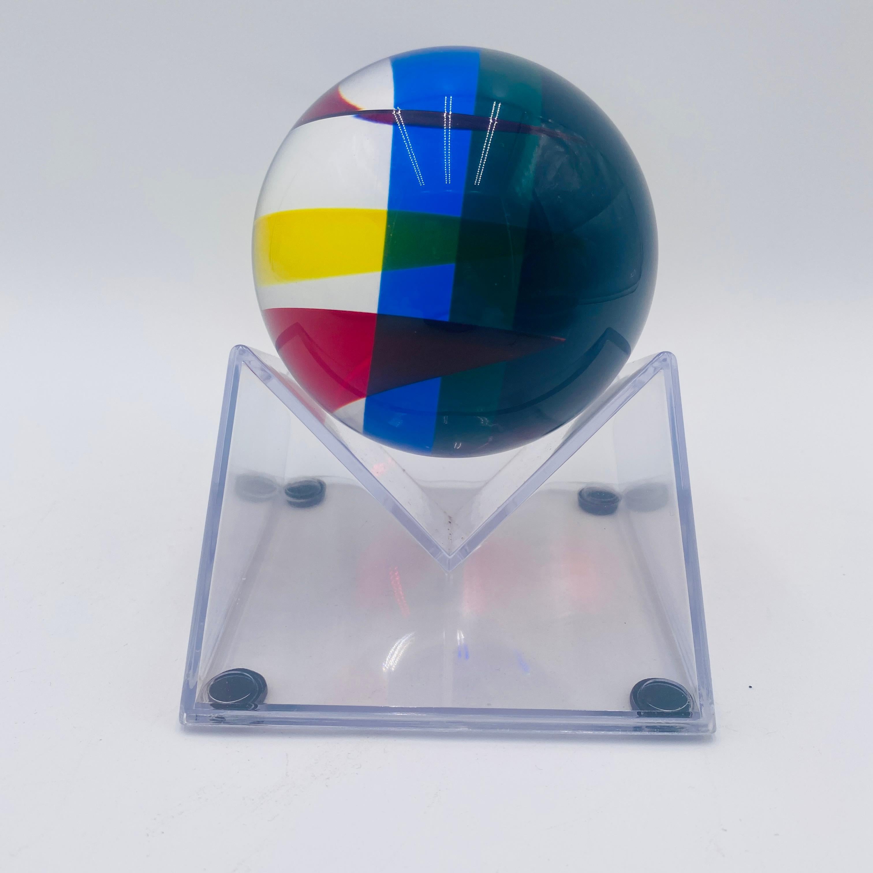 Vasa Velizar Mihich Sphere Sculpture Signed For Sale 1