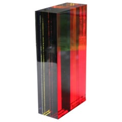 Vasa Velizar Munich Rectangular Acrylic Sculpture