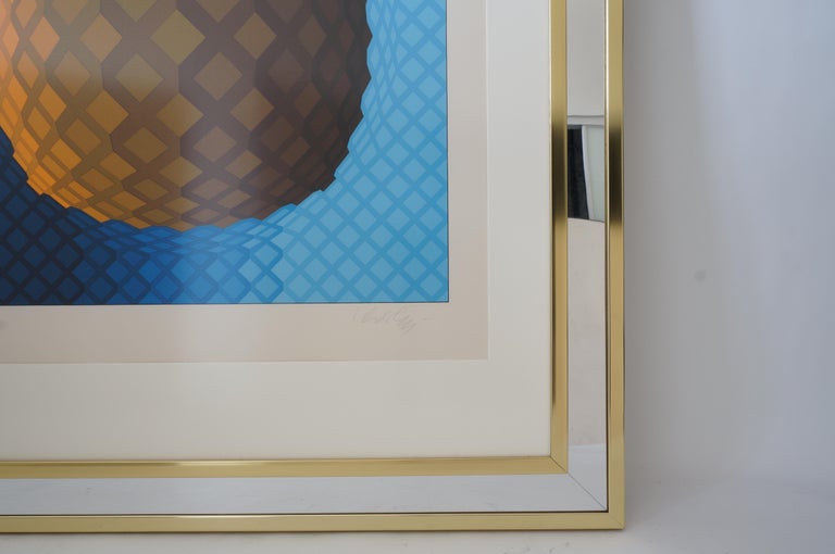 Vasarely Op Art Print 226/250 For Sale 1