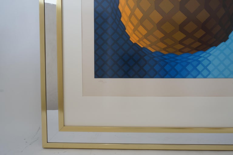 Vasarely Op Art Print 226/250 For Sale 2