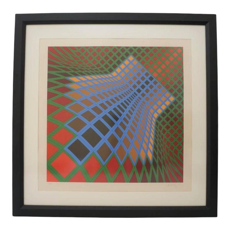 Vasarely Op Art Print 67/250