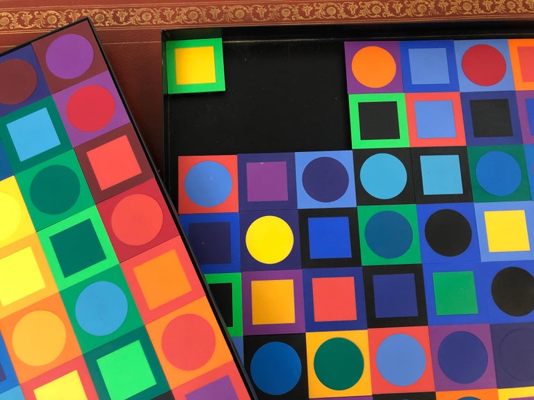 Vasarely Folklore Participation No 1 Op Art