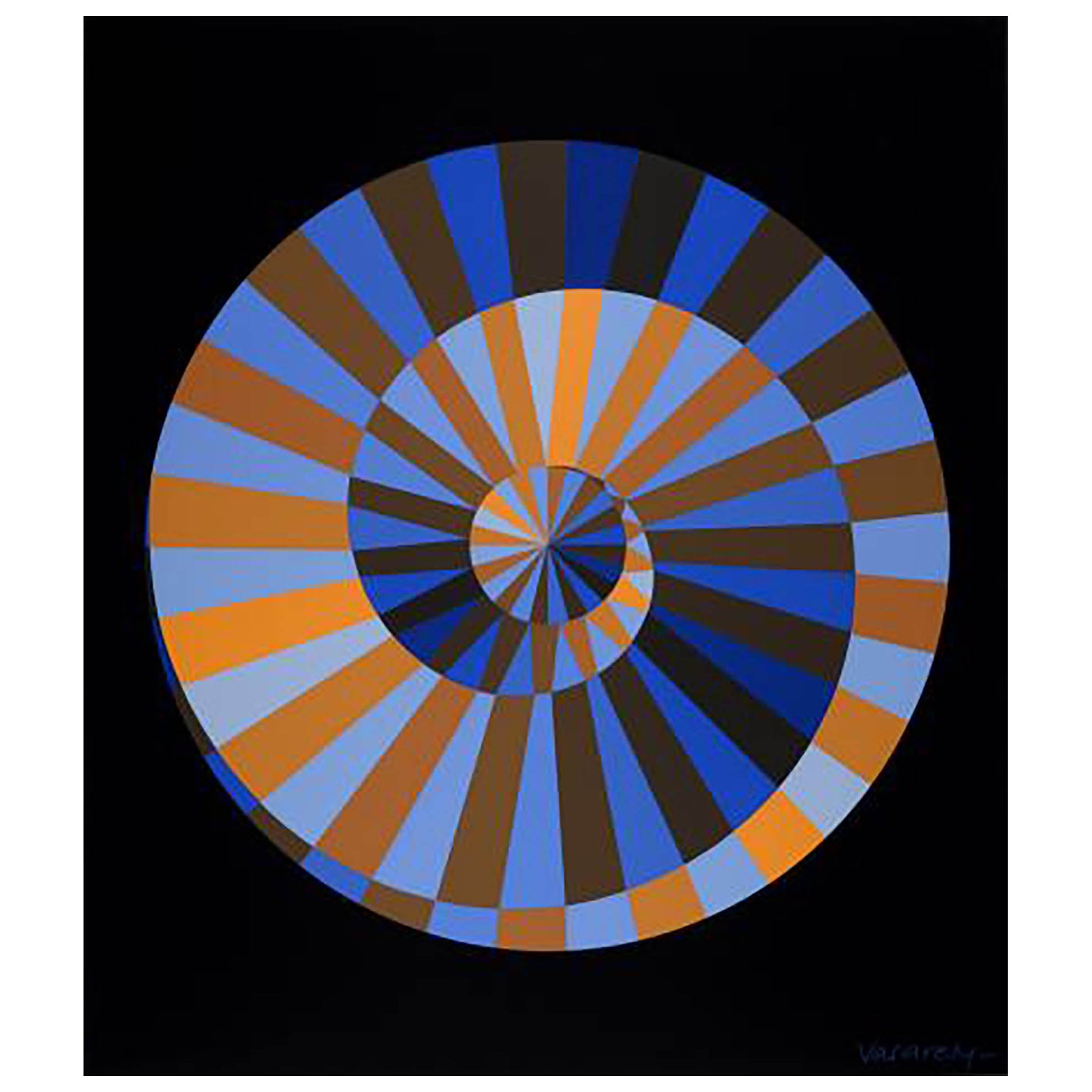 Vasarely Victor, Münchener Olympische Spiele, Siebdruckplakat Edition Olympia, 1972