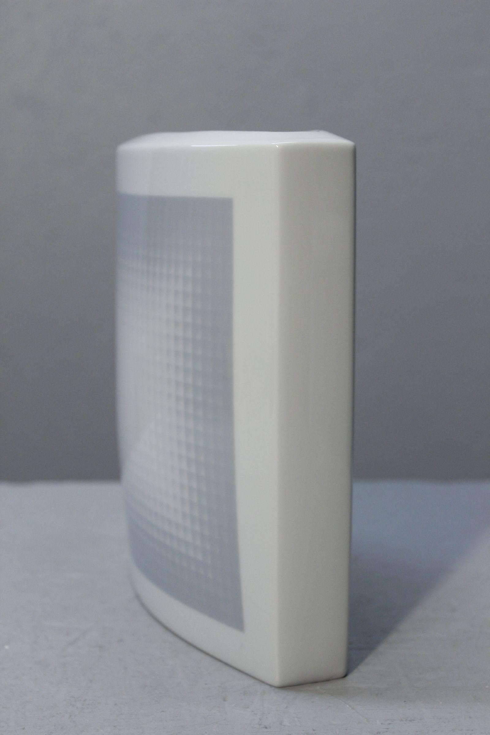 Vaso in porcellana Vasarely x Rosenthal 