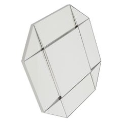 Vasco mirror with shaped metal frame