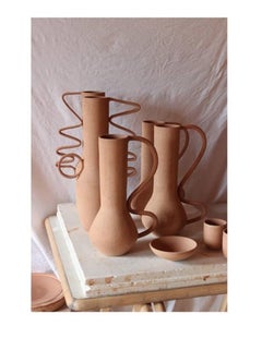 Vase 0024 Grès Roux Chamotté de Marta Dervin