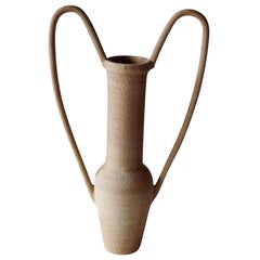 Vase 0026-2 Grès Roux Chamotté by Marta Dervin
