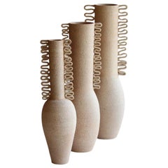 Vase 0029 Grès Roux Chamotté by Marta Dervin