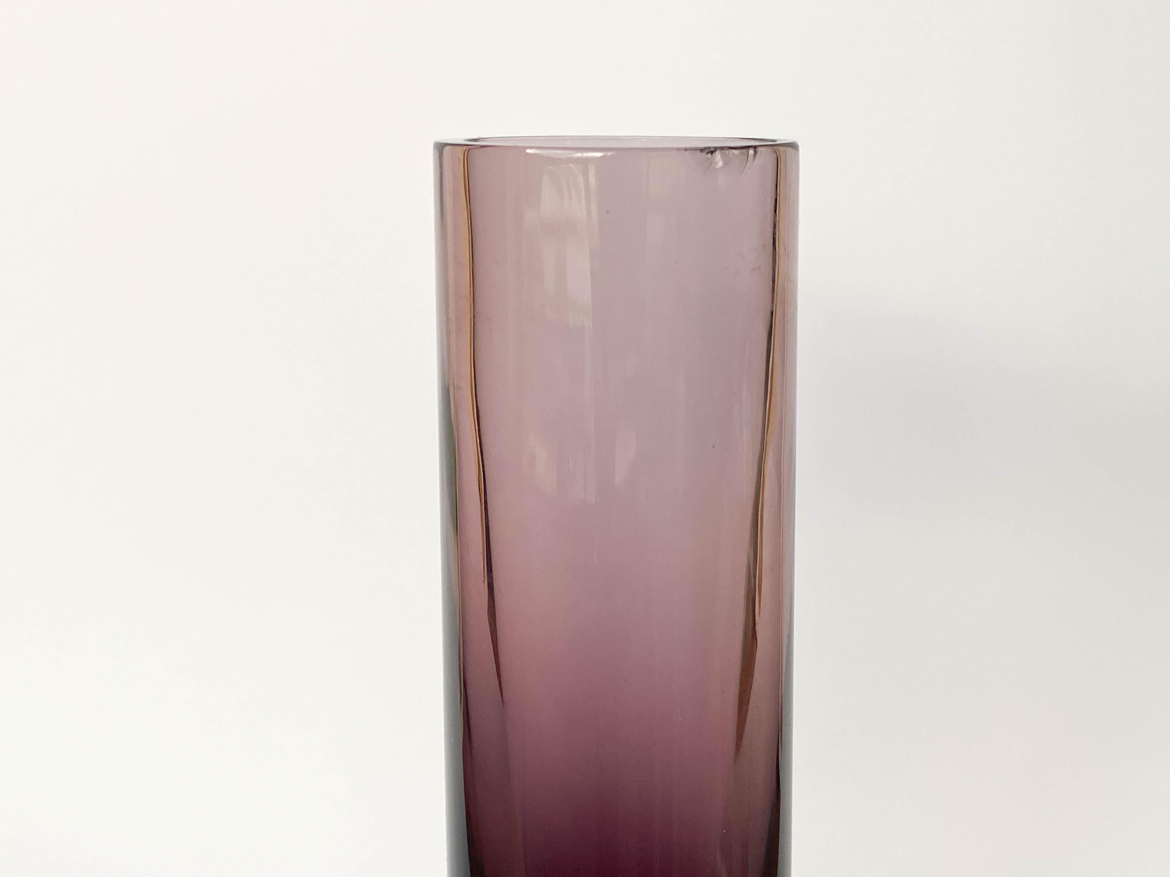 Mid-Century Modern Vase 3585 designed by Tapio Wirkkala for Iittala with signature 1956 For Sale