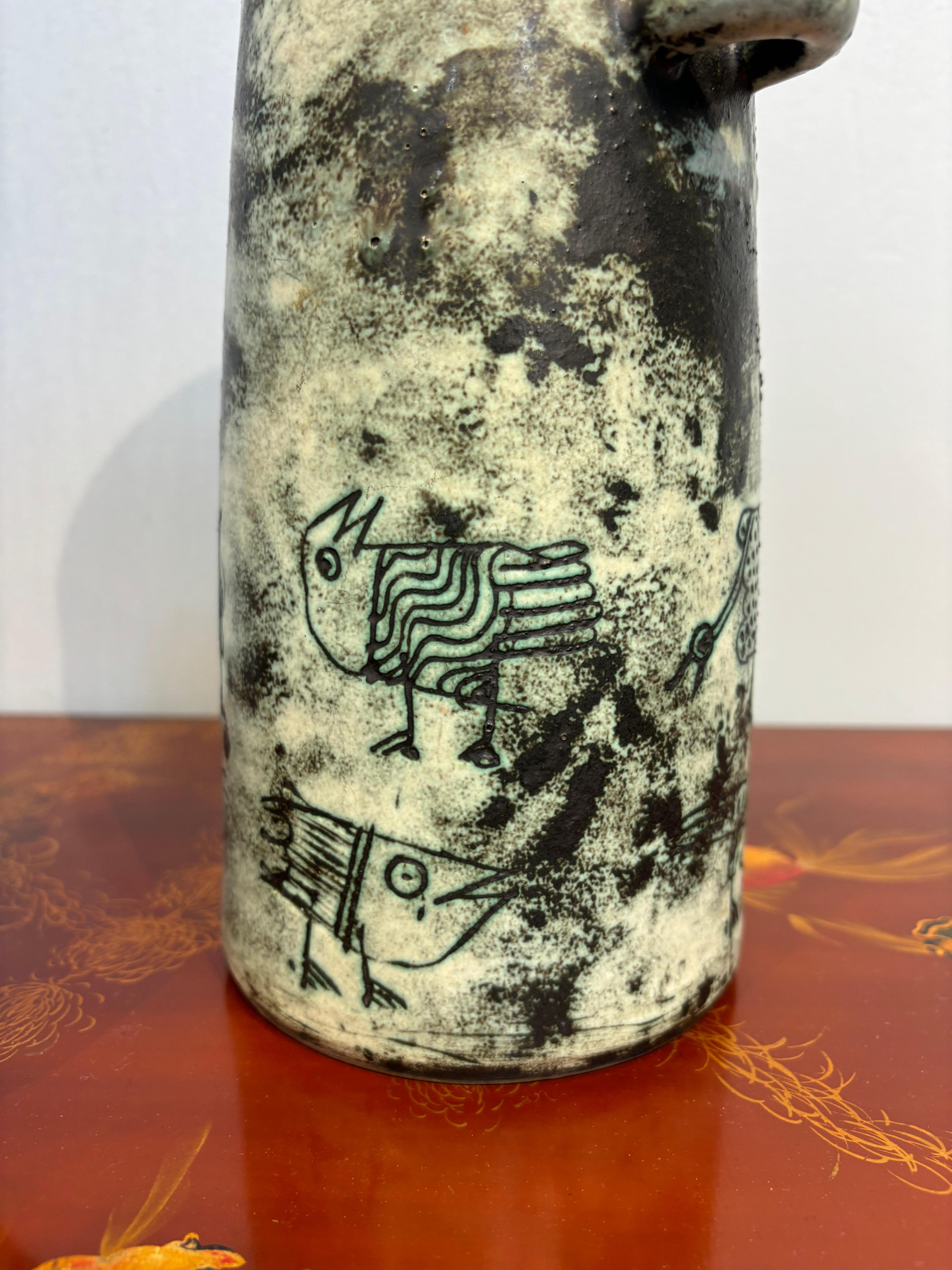 Français Vase à anses par Jacques Blin en vente